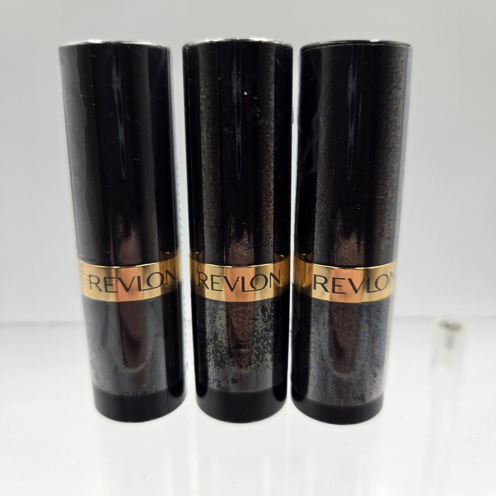 3 New Revlon 450 619 415 Super Lustrous Lipstick Creamy Formula Sealed Pink Tone